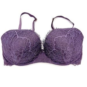 Victoria's Secret Dream Angels Purple Lace Wireless Bra